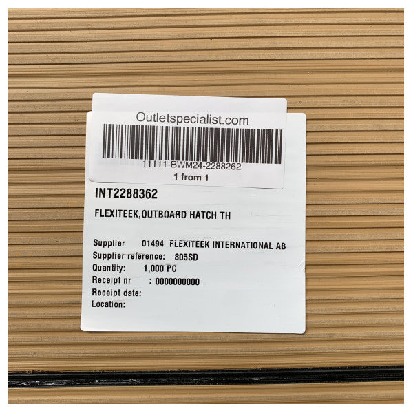 Quicksilver 805 Sun Deck Εξωλέμβια Μηχανή καπάκι flexiteak κιτ - 2288262 