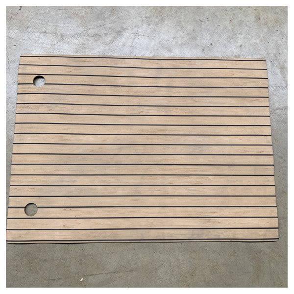 Quicksilver 805 Sun Deck center hatch teak cover kit - 2288363 