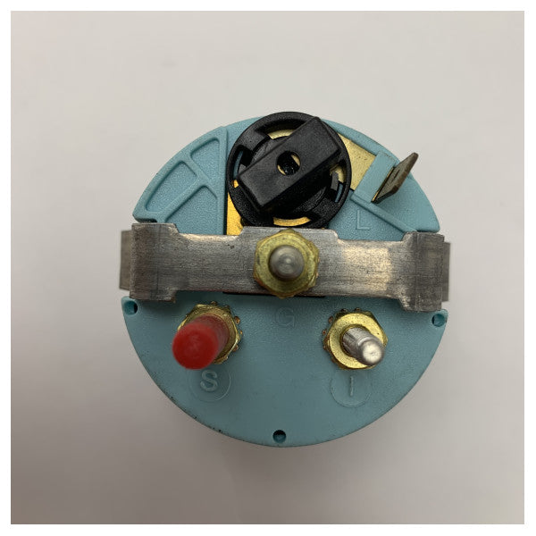 VDO 8 till 18V spänningsindikator gauge vit - 59656F 