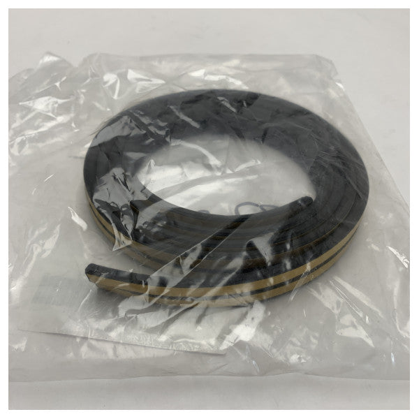 U-Trim with Lower Seal Black Marine Grade Edge Protection 603-1429 1meter 