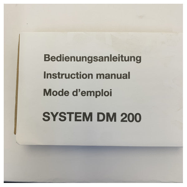 DM200 مسدس سدّ يدوي ثنائي المكوّنات لخراطيش ثنائية الأجزاء - بدرجة بحرية 
