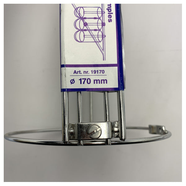 Portaparabordi Nawa in acciaio inox Ø170 mm - 19170