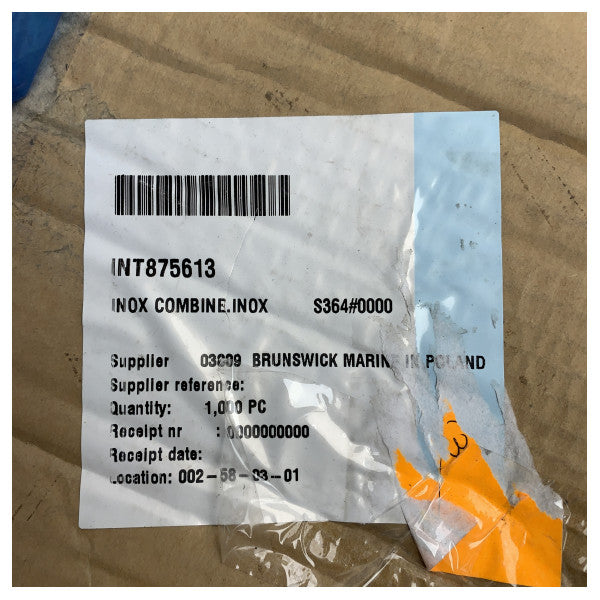 Unità combinata da cucina marittima in acciaio inossidabile con lavello e bruciatore a gas singolo per barche - COMB1F6035CG 