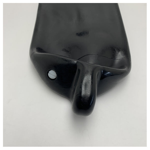 Osculati NDH-3 Black Rubber Boat Fender Durable Marine Bumper for Small to Medium Boats