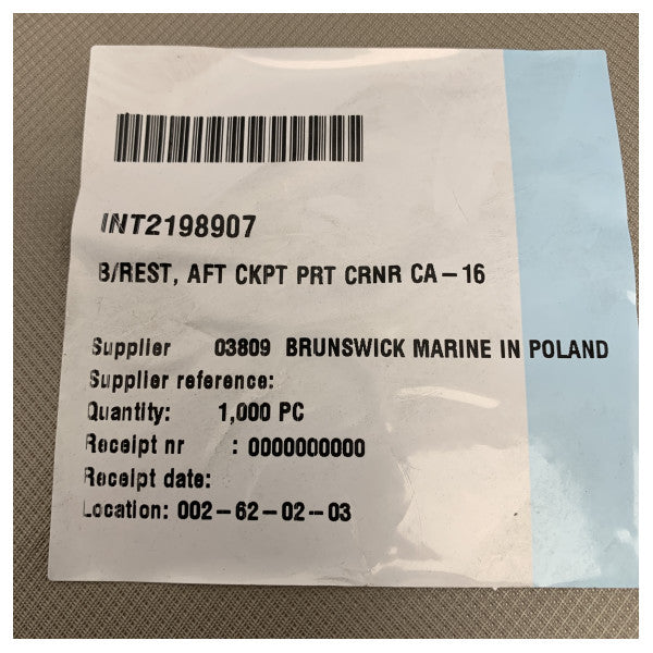 Quicksilver 645 кръгла възглавница за облегалката на задната седалка на кокпита - 2198907