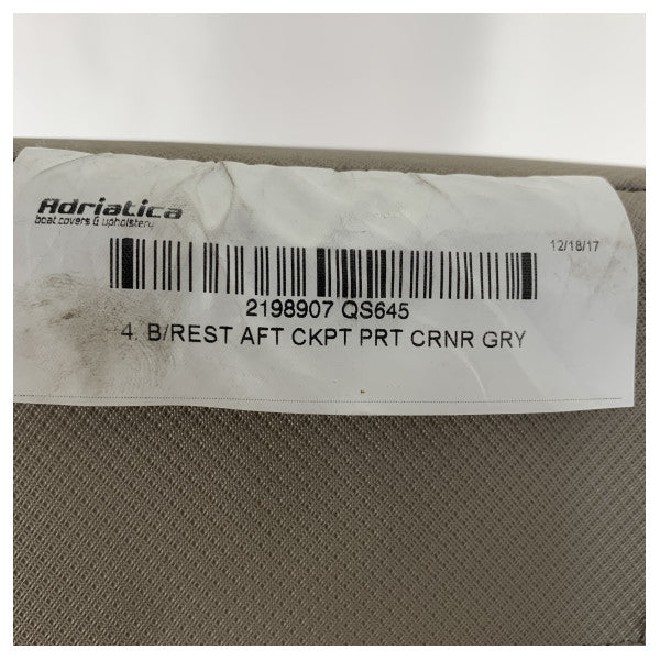 Quicksilver 645 кръгла възглавница за облегалката на задната седалка на кокпита - 2198907