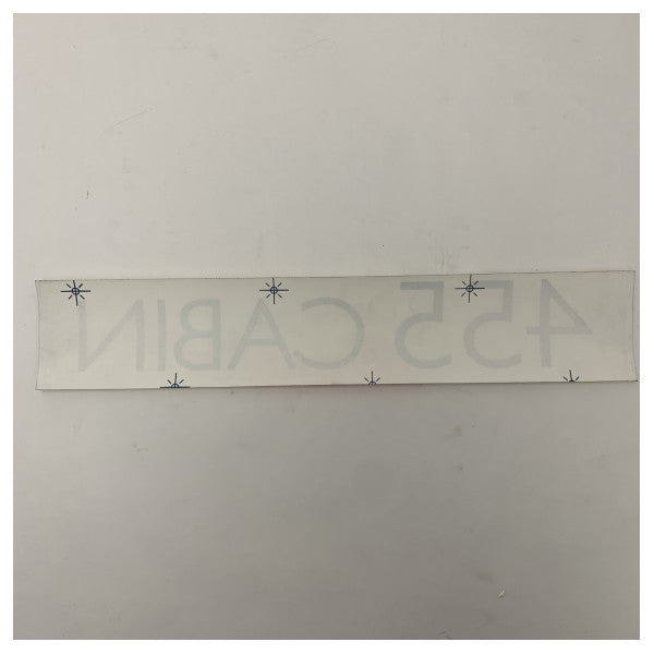 Quicksilver 455 Cabin Decal Logo - Hull Sticker - 156177