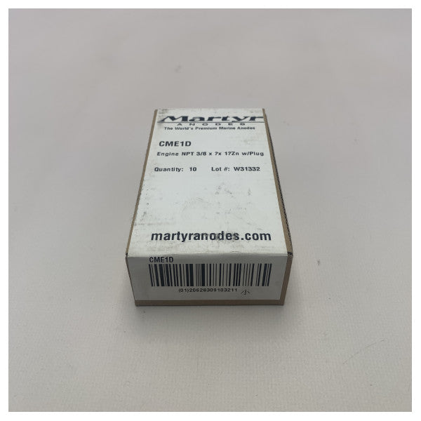 Ανόδιο ψευδαργύρου συστήματος ψύξης κινητήρα Martyr πλήρες με ορειχάλκινο πώμα