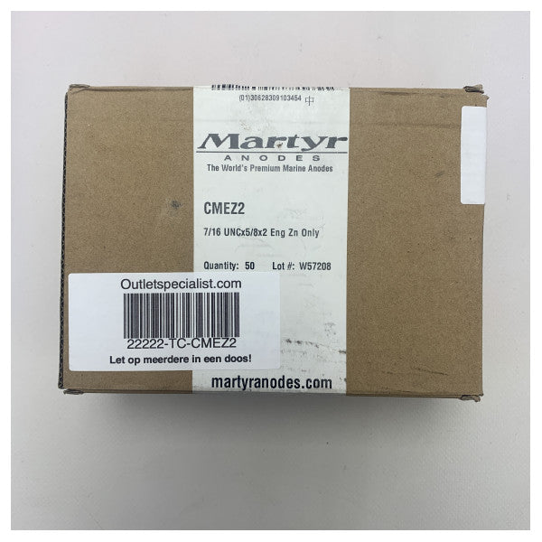 Anodo di zinco di alta qualità per i sistemi di raffreddamento dei motori marini - Sostituzione anticorrosione