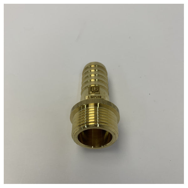 KONIK 3/4inch x 19mm CR Acessório de espigão para mangueira em latão - Ferragens náuticas para iate 7156E 