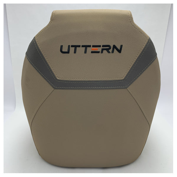Uttern foldable flip up pilot steering cockpit seat beige - 2161870