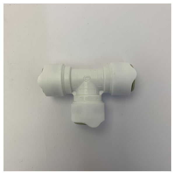 Whale WX1502B Quick Connect Equal Tee 15mm Plumbing Fitting for Marine & RV