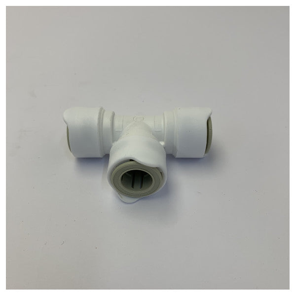 Whale WX1502B Quick Connect Equal Tee 15mm Plumbing Fitting for Marine & RV