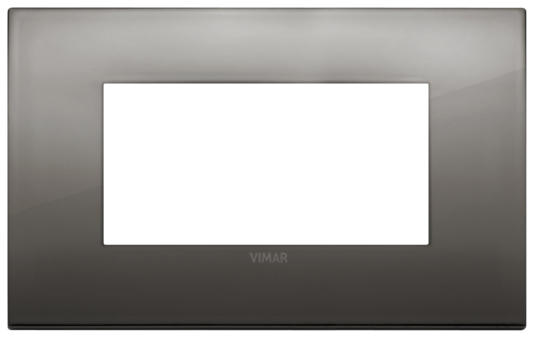 VIMAR 19654.09 Arke Classic 4 Módulo Placa de cubierta de cromo negro