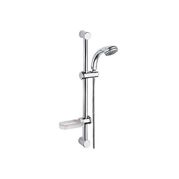 The Grohe 28648000 shower tap has a chrome finish and features a sophisticated design.