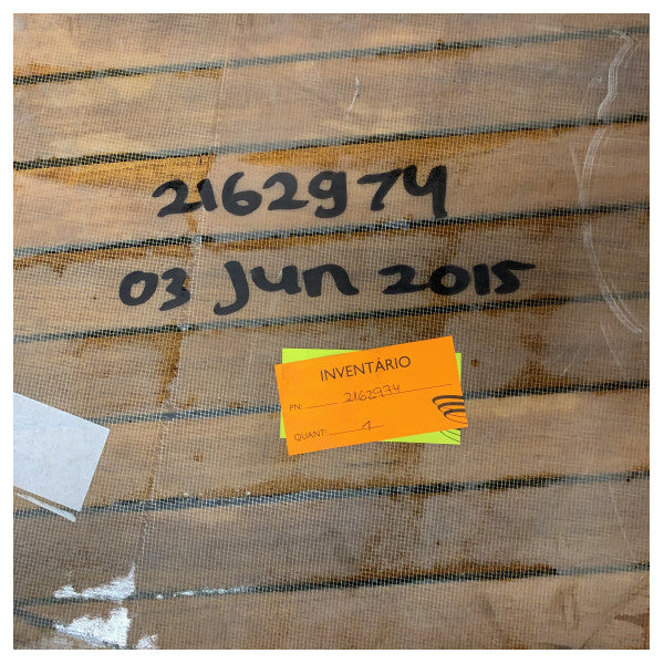 Високоякісна тиковая дошка для весла з ненависним темним вставкою для морських і човнових палуб - 2162974 