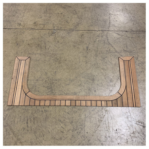 Панель з морського тика для задньої палуби з антиковзаючими гумовими вставками - 2217175 