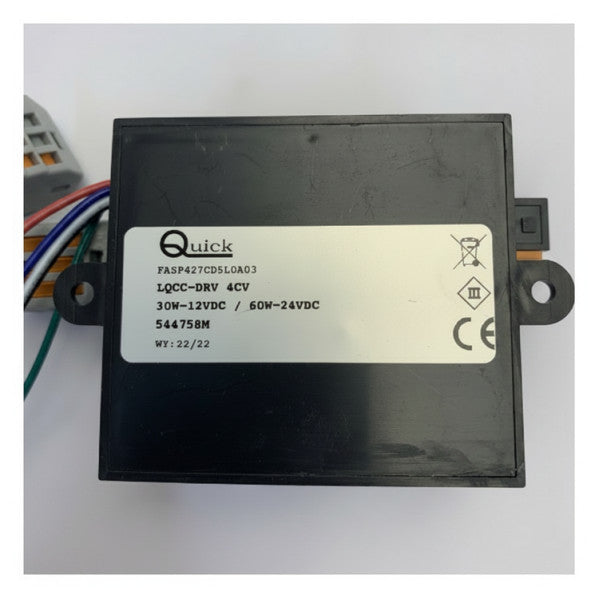 Quick L-QCC-DRV 4CV RGBW LEDストリップドライバー カラーコントロール 12/24V 