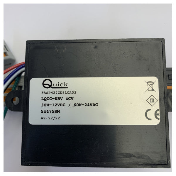 Quick L-QCC-DRV 4CV RGBW LEDストリップドライバー カラーコントロール 12/24V 
