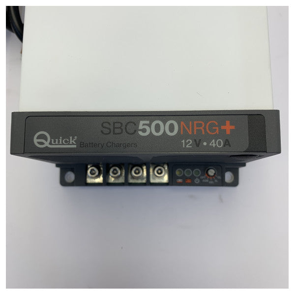 Quick SBC 500 NRG+ Marinebatterieladegerät 12V 40A - 3 Ausgänge 115V/230V 