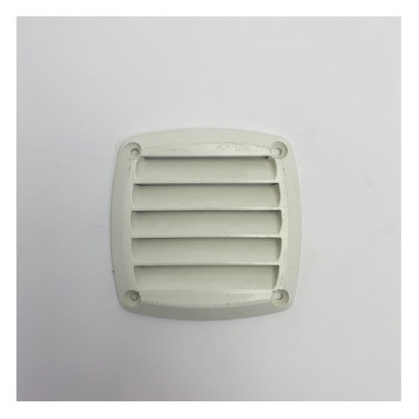 Osculati 53.273.27 Lamellventil 85x85 mm vit nylon ventilationsgaller för yacht och marin användning 