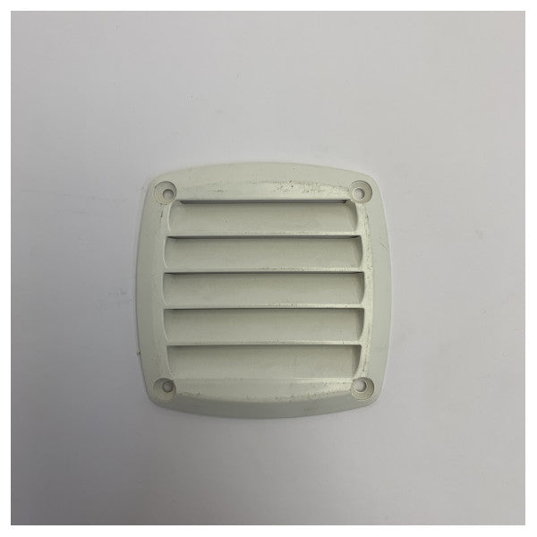 Osculati 53.273.27 Lamellventil 85x85 mm vit nylon ventilationsgaller för yacht och marin användning 