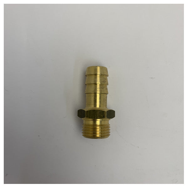 Marine Hose Fitting 1/2inch NPT to 16mm Barb - Straight Pipe Connector 1095931