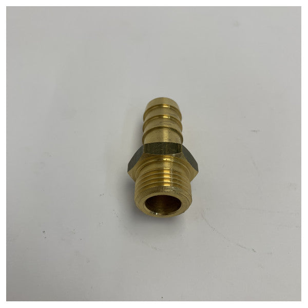 Marine Hose Fitting 1/2inch NPT to 16mm Barb - Straight Pipe Connector 1095931