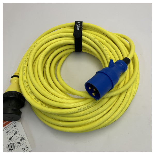 Ratio Electric Marine Landstromkabel - 2822B Gelb 