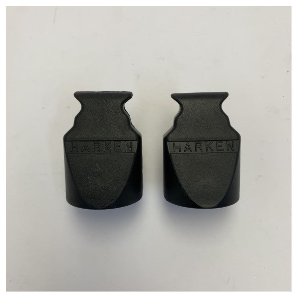 Harken Big Boat Hi-Beam Trim Caps (Pair) - 32mm High Rail End Caps 