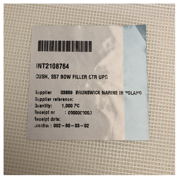 Uttern S57 Cojín de proa marino cómodo color marrón a prueba de clima 