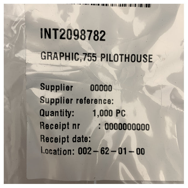 Quicksilver Marine Graphic 755 Pilothouse logo Weatherproof Sticker 