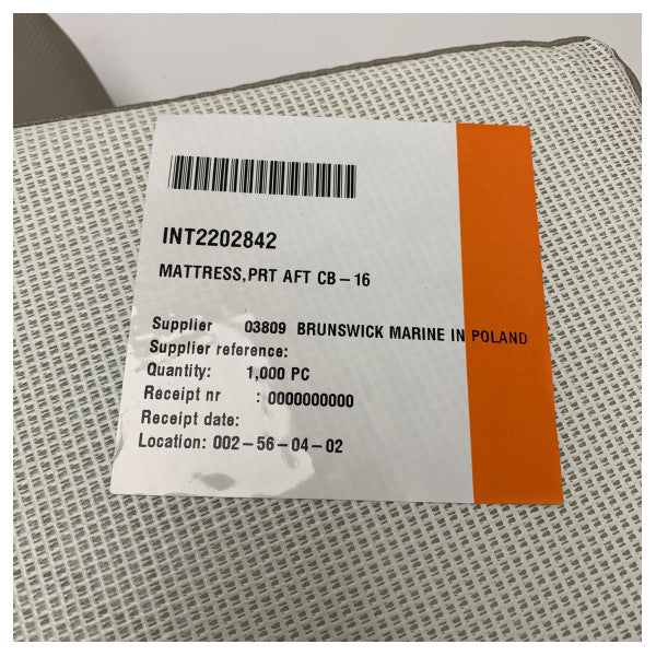 Quicksilver Active 595 Port Side Aft Comfortable Marine Mattress - 2202842 