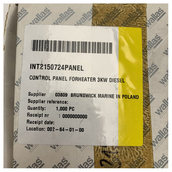 Панель контролера обігрівача Wallas DT-серії тип 361062 