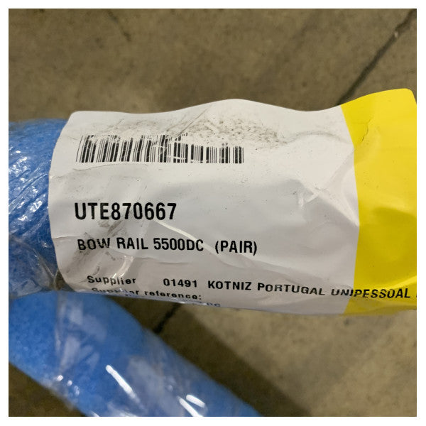 Uttern 5500 DC stainless steel bow rail kit - 870667 