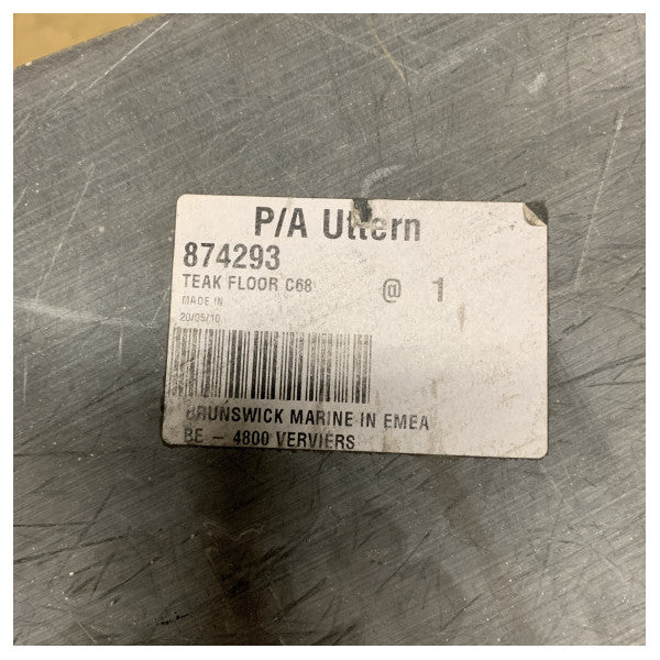 Uttern C68 Teak Floor Inlay for Swim Platform - 874293