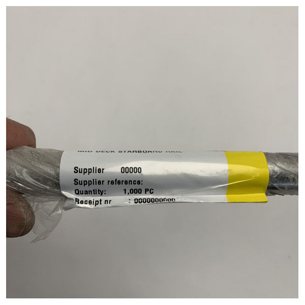 Quicksilver Mid Deck Stainless Steel Starboard Side Grab Rail - 2026916 