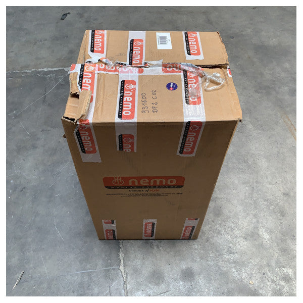 Nemo Edelstahl-Yacht-Schwimmleiter mit Teakholzstufen - Robuste Marine-Bordleiter 