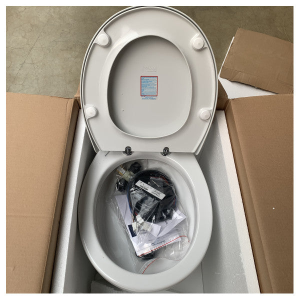 Електричний морський туалет Tecma Breeze 24V стандартного заднього монтажу - BRE024NW/S02 