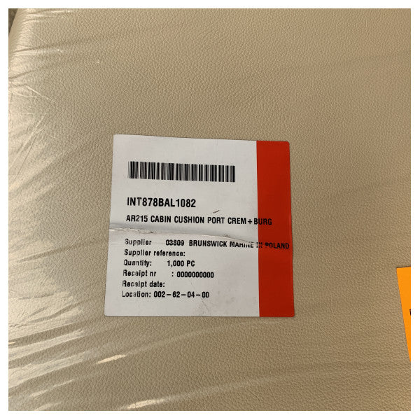 Quicksilver Arvor 215 Cabin Cushion Portside Creme - 878BAL1082