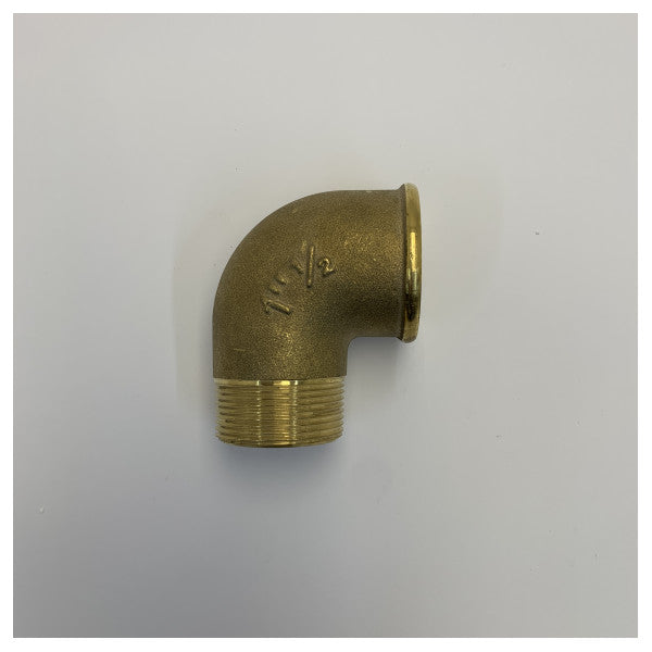 Maestrini 1 1/2inch Chrome Brass 90 Degree Elbow Fitting 7092H 