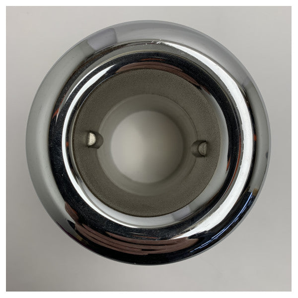 2 Inch Chrome Plated Brass Marine Drain Fitting - Durable Corrosion Resistant Sea Water Drain