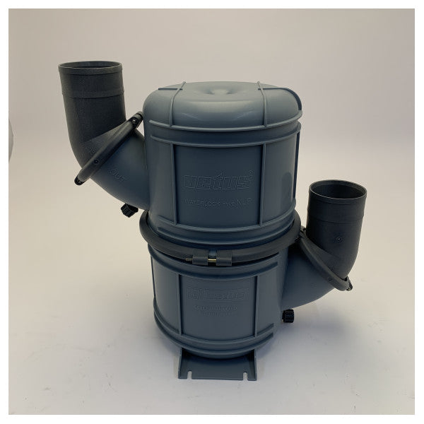 Vetus NLP75 Marine eksos vannlås lyddemper 75 mm svart 