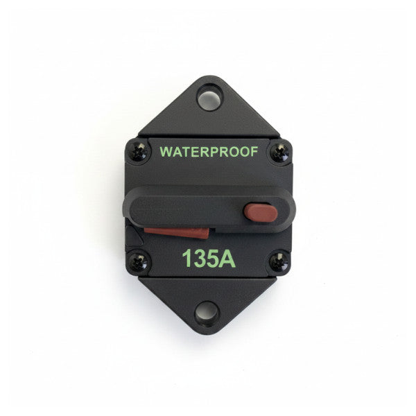 135A Marine automatsikring vandtæt 12V/24V DC tryk-for-at-nulstille - 2100962 