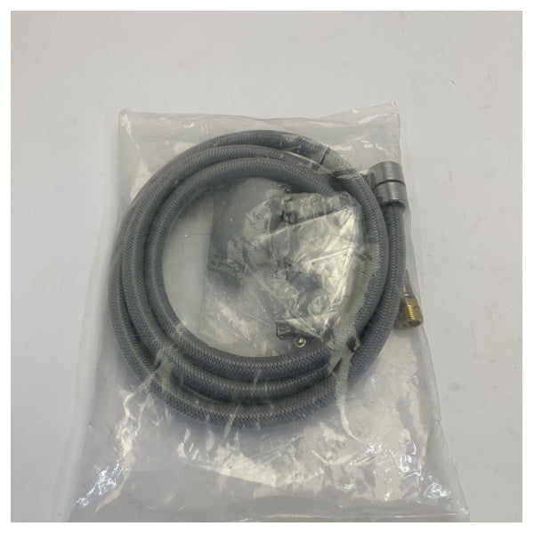 Elka FL2340G-200 Marine Plumbing Hose with Brass Fitting for Yachts
