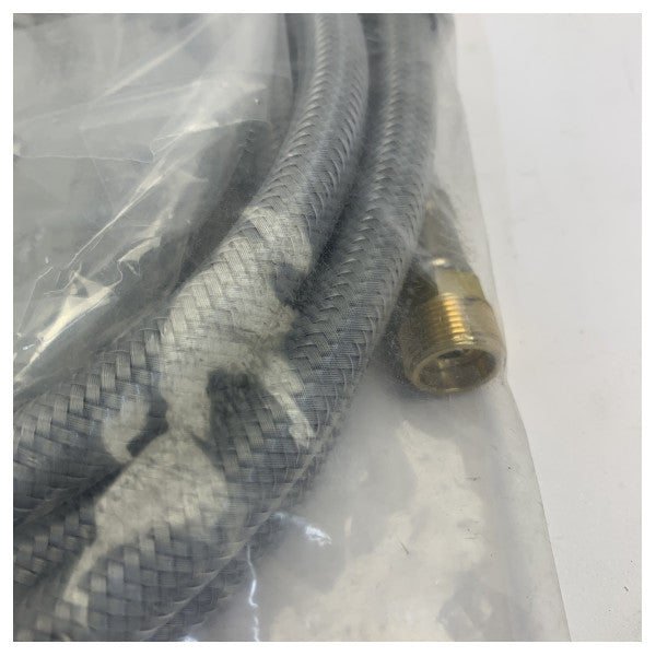 Elka FL2340G-200 Marine Plumbing Hose with Brass Fitting for Yachts