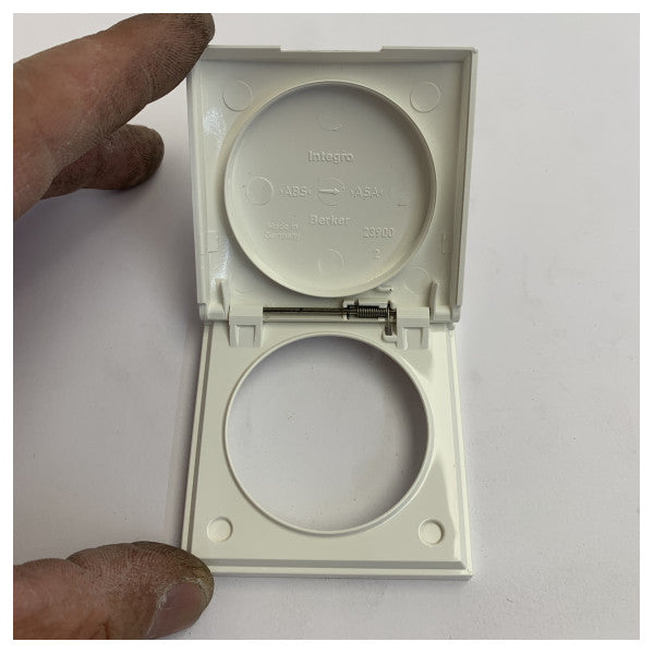 Berker 918282509 Cadre électrique simple Integro avec couvercle à charnière 