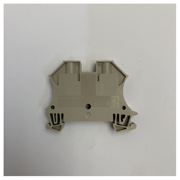 WDU6 Bloc de jonction électrique 6 mm2 - connecteur de qualité marine pour montage sur rail DIN 