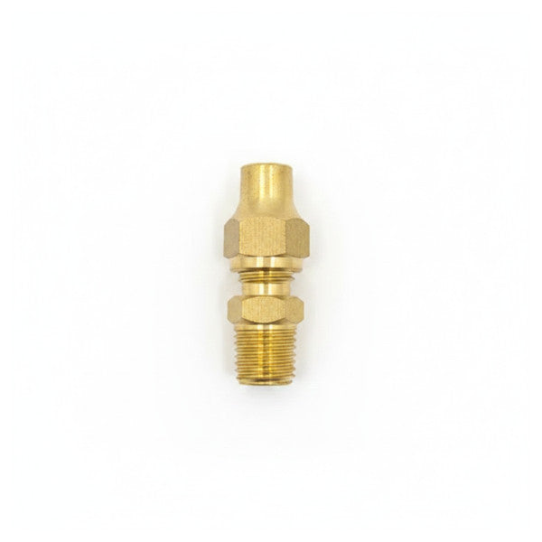 Marine messing flare-adapterfitting - 5/16 inch til 1/4 tomme han-flare - 03-2709 