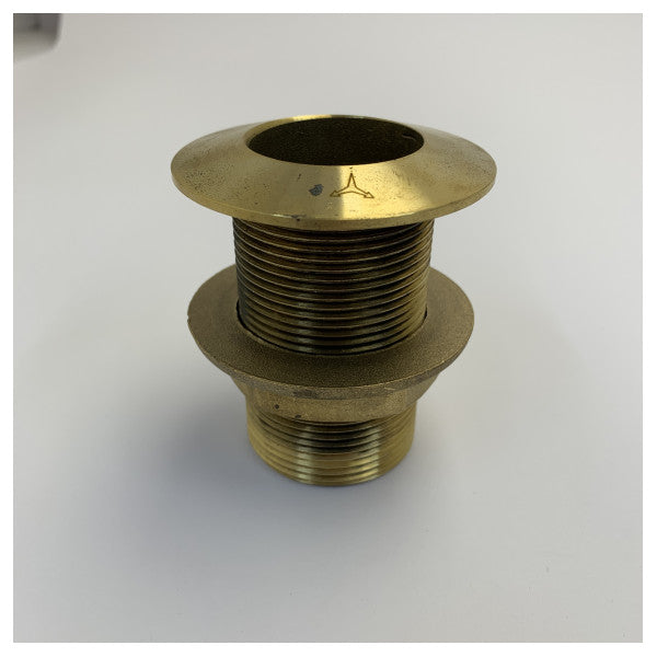 Maestrini 1 1/2-tomme slangestudsconnector 7053H forkrommet messing 